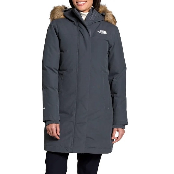Womens North Face Arctic Parka Down Warm Winter Jacket -Vanadis GreyNWT